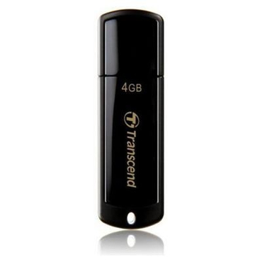 Память USB 2.0  4 GB Transcend JetFlash 350, черный (TS4GJF350)